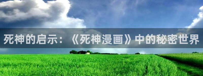 汗汗漫画改名叫什么了：死神的启示：《死神漫画》中的秘密世界