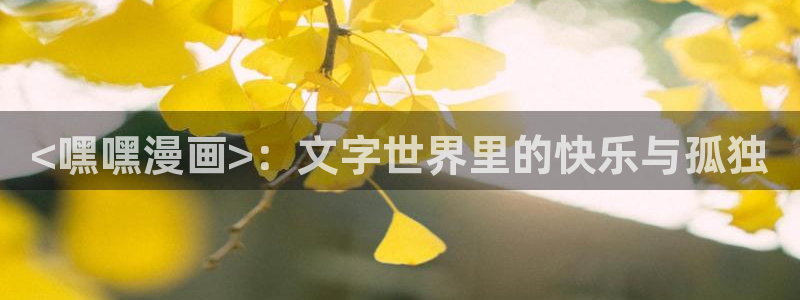汗汗漫画sss歪歪漫画sss：<嘿嘿漫画>：文字世界里的快乐与孤独